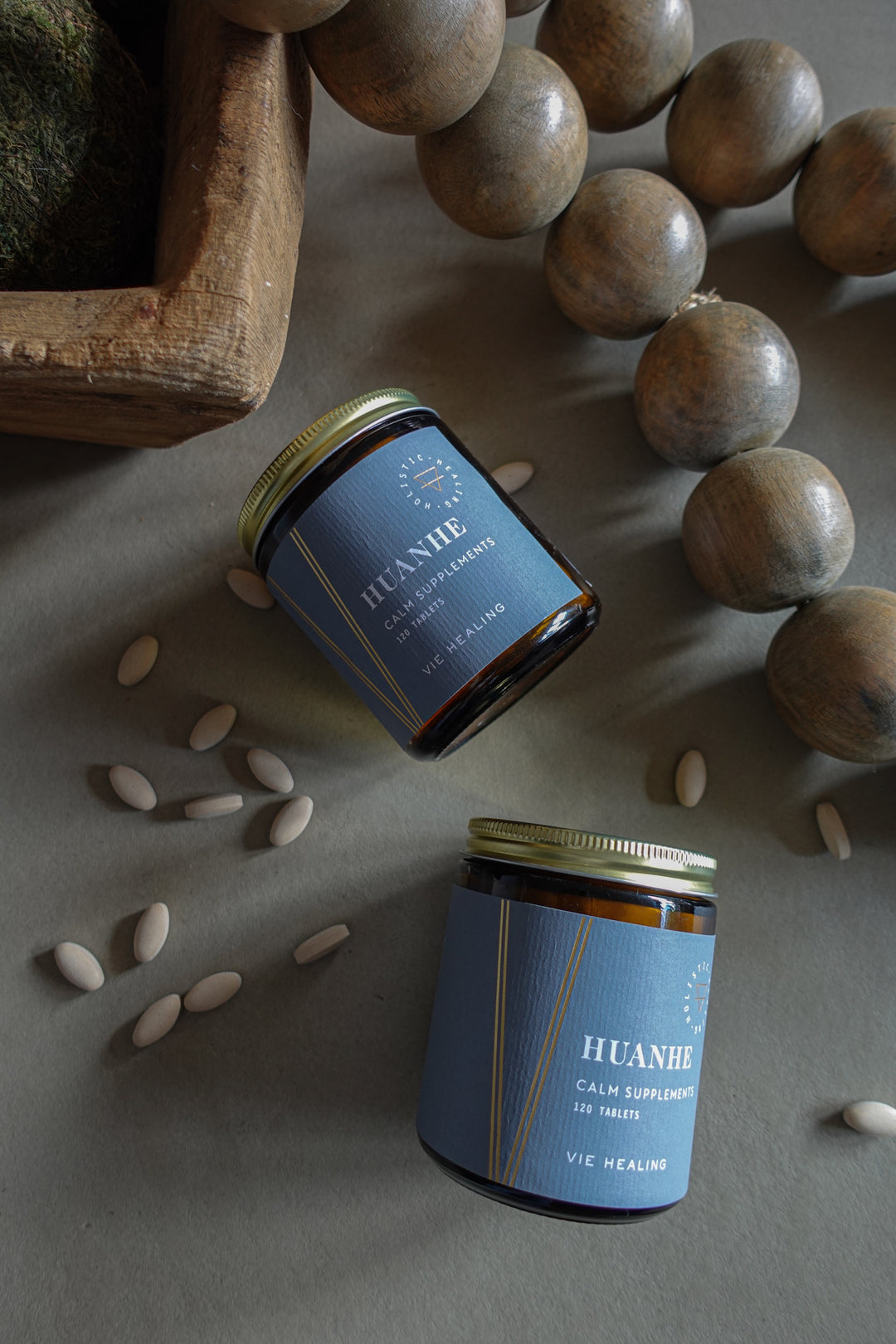 VIE HEALING HUANHE Calm — Chinese herbal supplements for stress and nervous system support