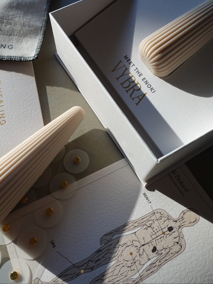The Enoki: VYBRA Pin-Point Vibration for Acupressure Points