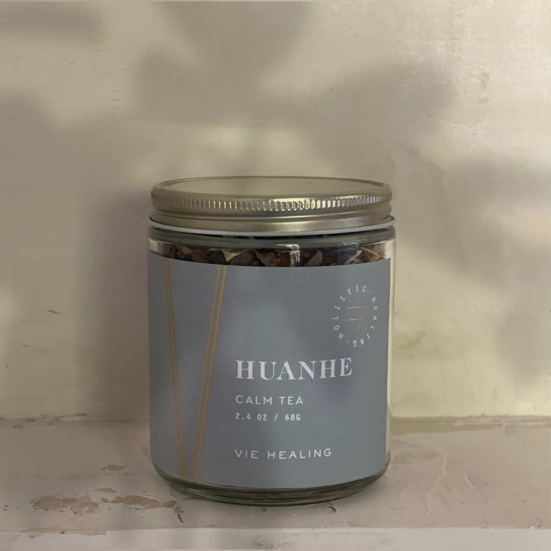 VIE HEALING HUANHE Calm — Chinese herbal tea for stress, anxiety and restorative sleep