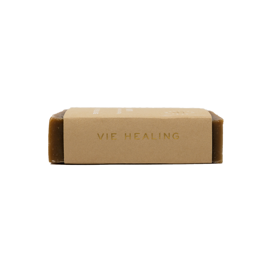 Side view of Coffee flavored soap