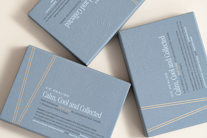 Calm, Cool and Collected (24K Gold Ear Seeds)